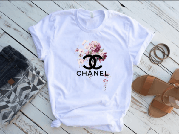 Floral Chanel T-Shirt